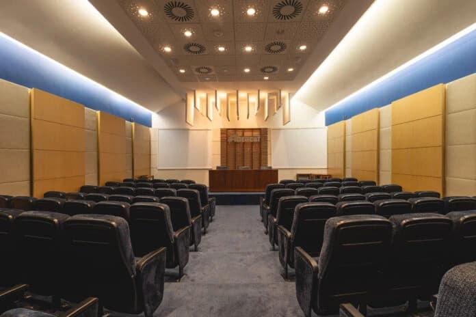 Auditório da sede da Abracaf